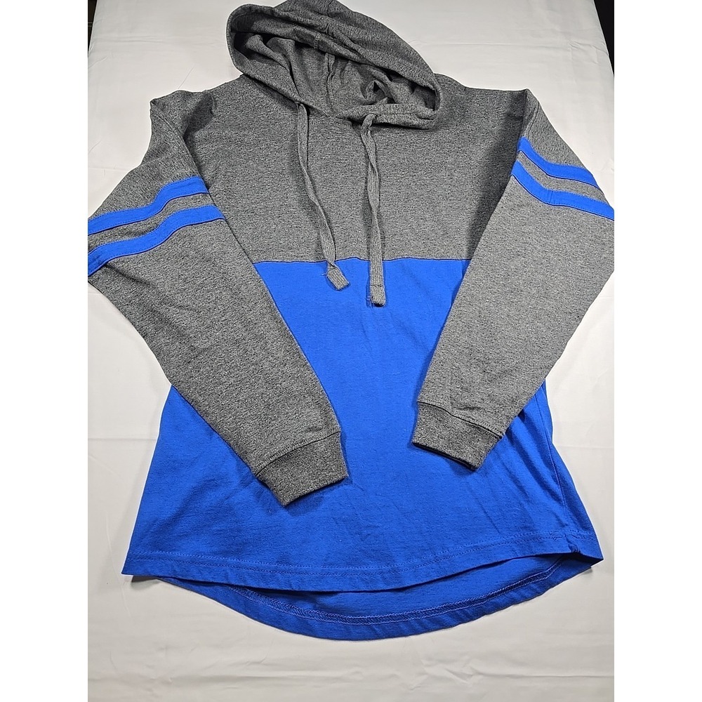 Boxercraft Kansas KU Jayhawks Long Sleeve Hooded Shirt XS NCAA  Basketball